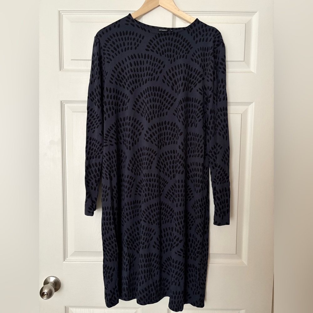 Marimekko Huuhkatti Kyyhkynen Jersey Dress